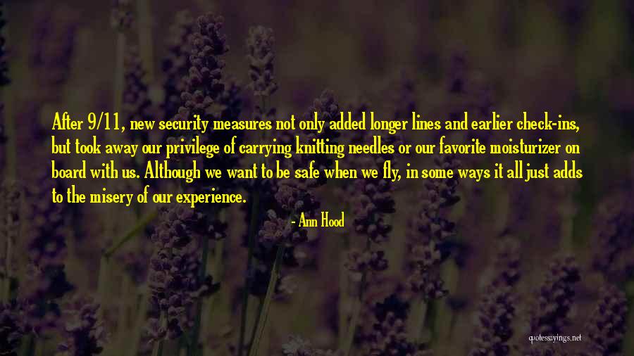 Fly Safe Quotes By Ann Hood