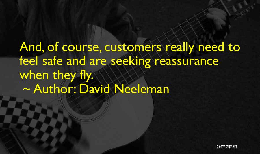 Fly Safe Quotes By David Neeleman