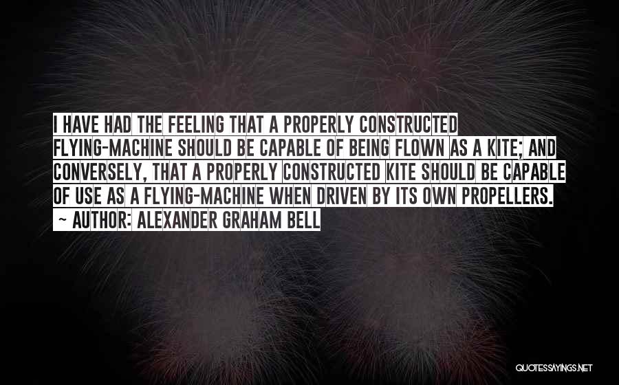 Flying A Kite Quotes By Alexander Graham Bell