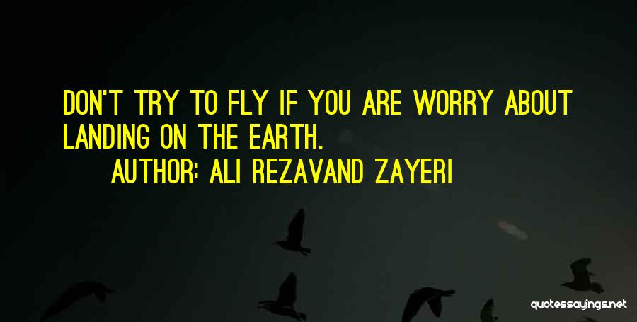 Flying And Success Quotes By Ali Rezavand Zayeri