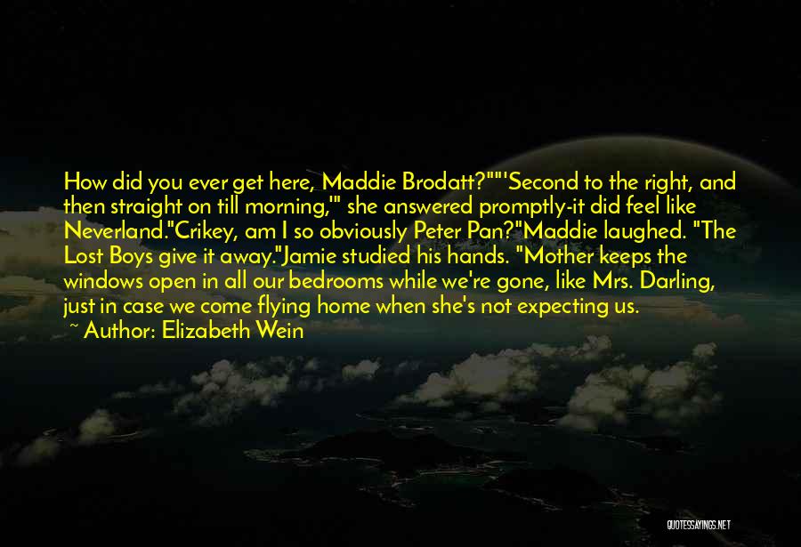 Flying Away From Home Quotes By Elizabeth Wein