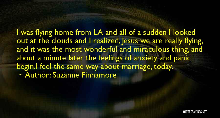Flying Home Quotes By Suzanne Finnamore
