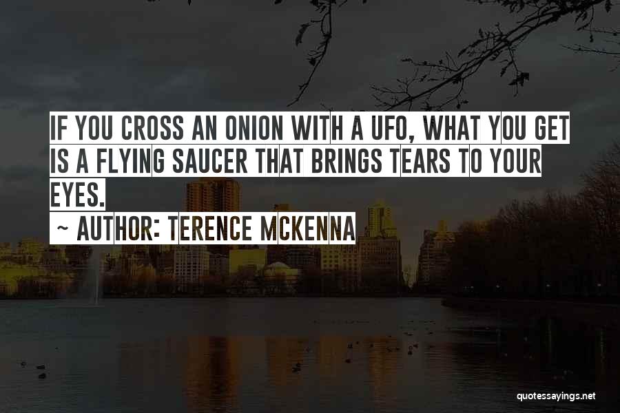 Flying Saucer Quotes By Terence McKenna