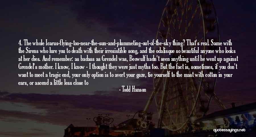 Flying To Heaven Quotes By Todd Hanson