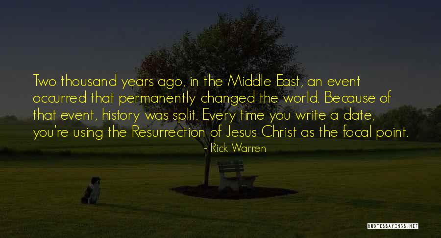 Focal Quotes By Rick Warren