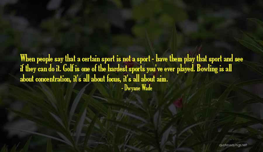 Focus And Concentration Quotes By Dwyane Wade