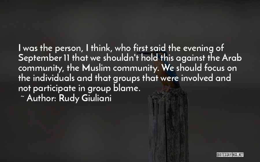 Focus Group Quotes By Rudy Giuliani