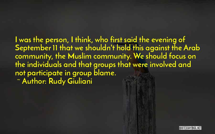 Focus Groups Quotes By Rudy Giuliani