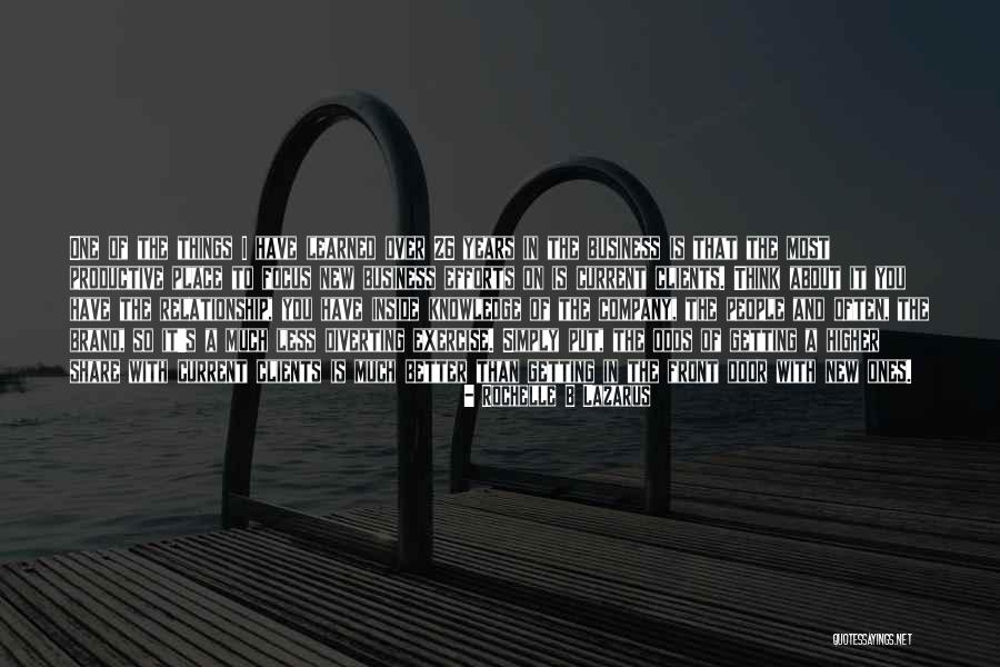 Focus In Business Quotes By Rochelle B Lazarus Focus In Business Quotes By Rochelle B Lazarus