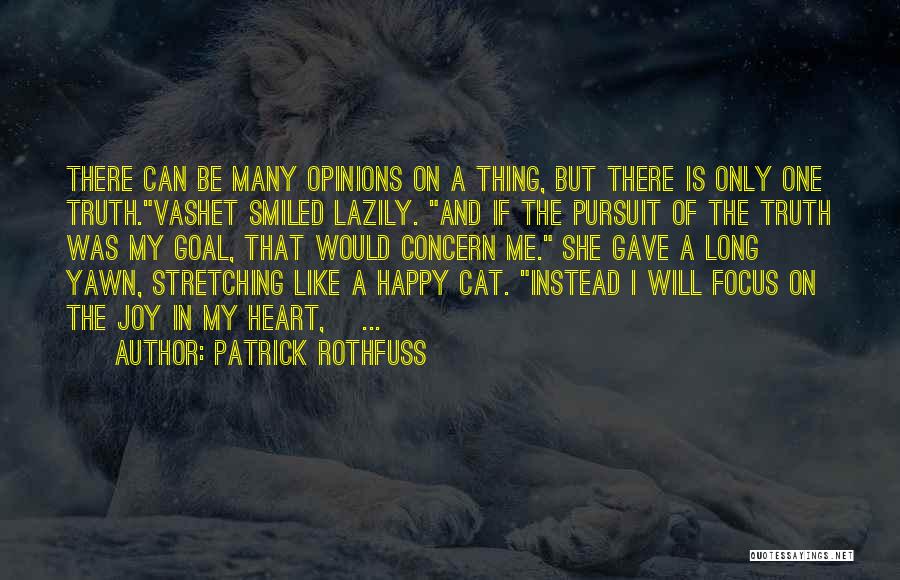 Focus On One Thing Quotes By Patrick Rothfuss