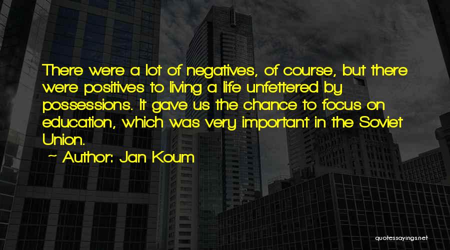 Focus On The Important Things In Life Quotes By Jan Koum