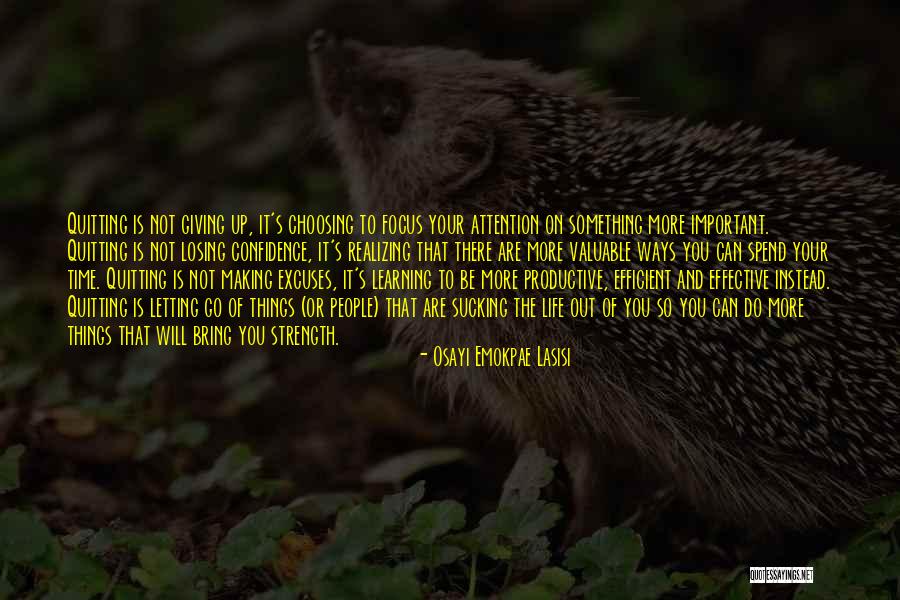 Focus On The Important Things Quotes By Osayi Emokpae Lasisi Focus On The Important Things Quotes By Osayi Emokpae Lasisi
