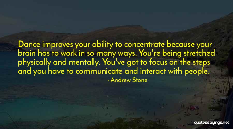 Focus On Work Quotes By Andrew Stone