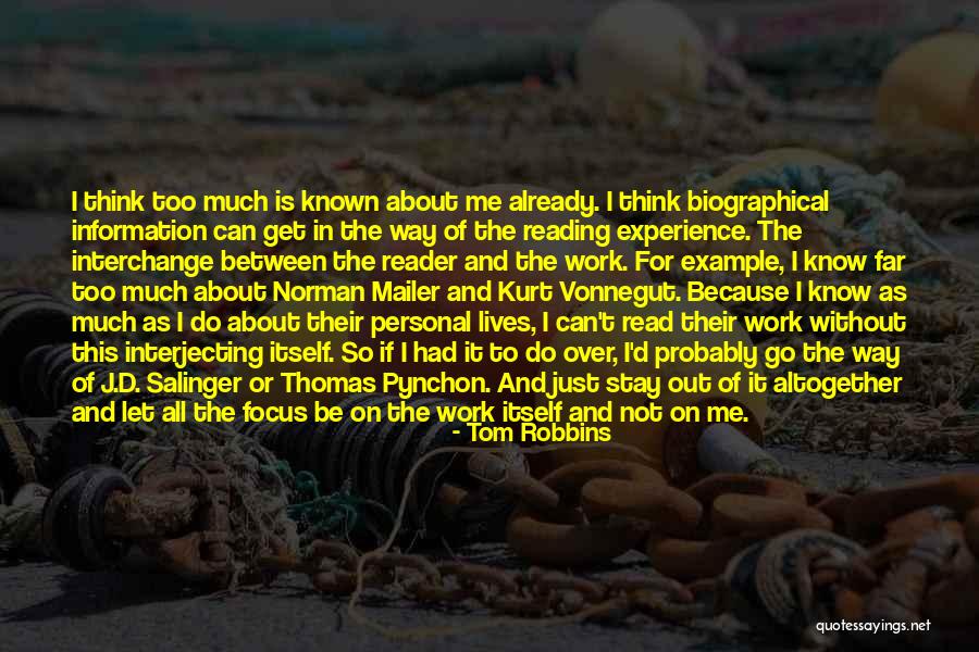 Focus On Work Quotes By Tom Robbins Focus On Work Quotes By Tom Robbins