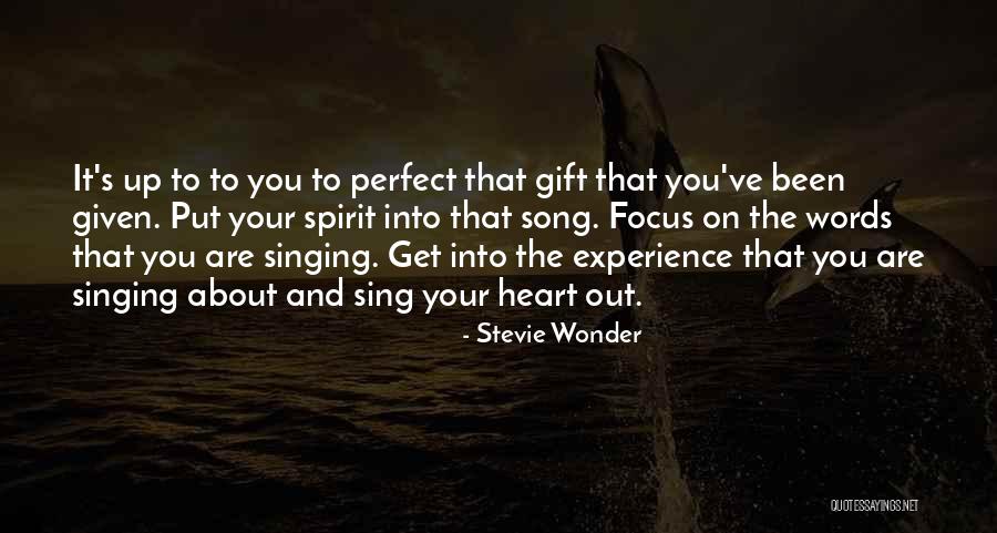 Focus On Your Heart Quotes By Stevie Wonder Focus On Your Heart Quotes By Stevie Wonder