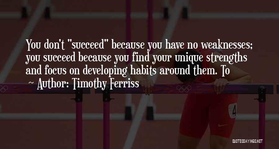 Focus Quotes By Timothy Ferriss