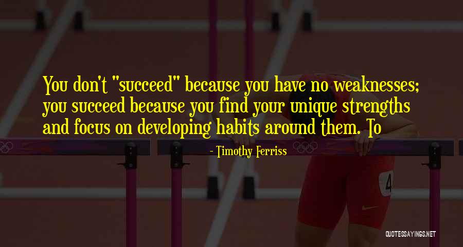 Focus Yourself Not Others Quotes By Timothy Ferriss