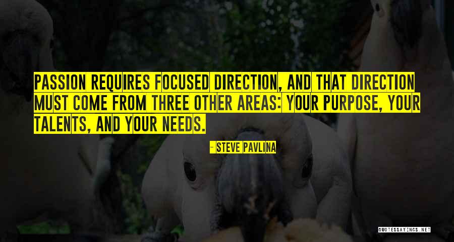 Focused Purpose Quotes By Steve Pavlina Focused Purpose Quotes By Steve Pavlina