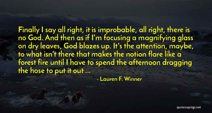 Focusing On God Quotes By Lauren F. Winner Focusing On God Quotes By Lauren F. Winner