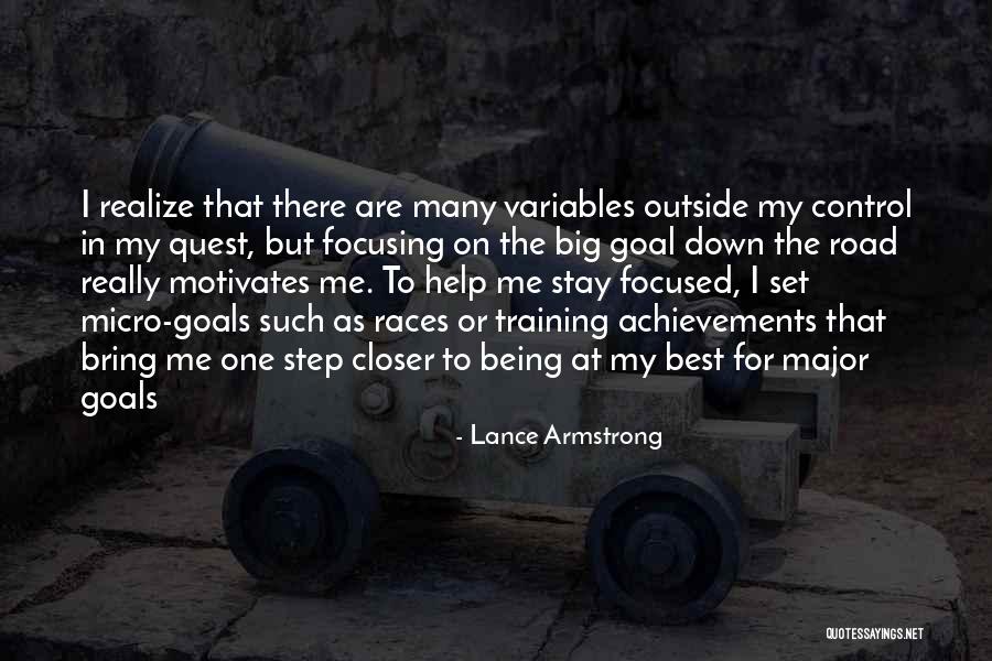 Focusing On What You Can Control Quotes By Lance Armstrong