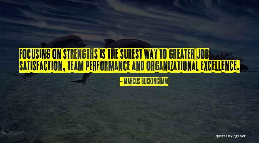 Focusing On Your Strengths Quotes By Marcus Buckingham