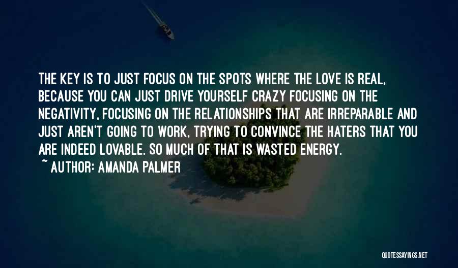 Focusing On Yourself Quotes By Amanda Palmer