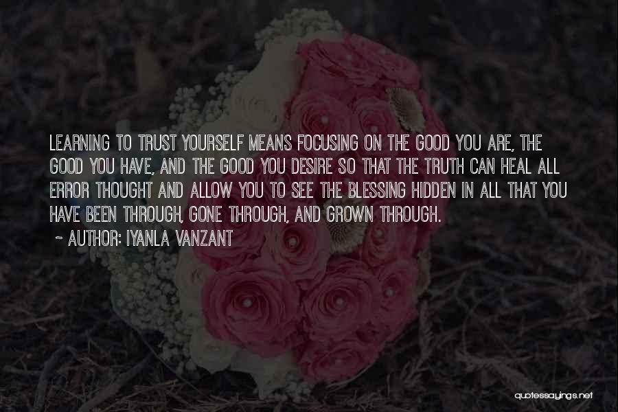 Focusing On Yourself Quotes By Iyanla Vanzant