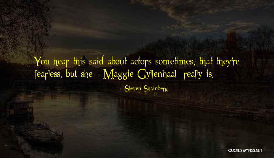 Foerderer Auditorium Quotes By Steven Shainberg Foerderer Auditorium Quotes By Steven Shainberg