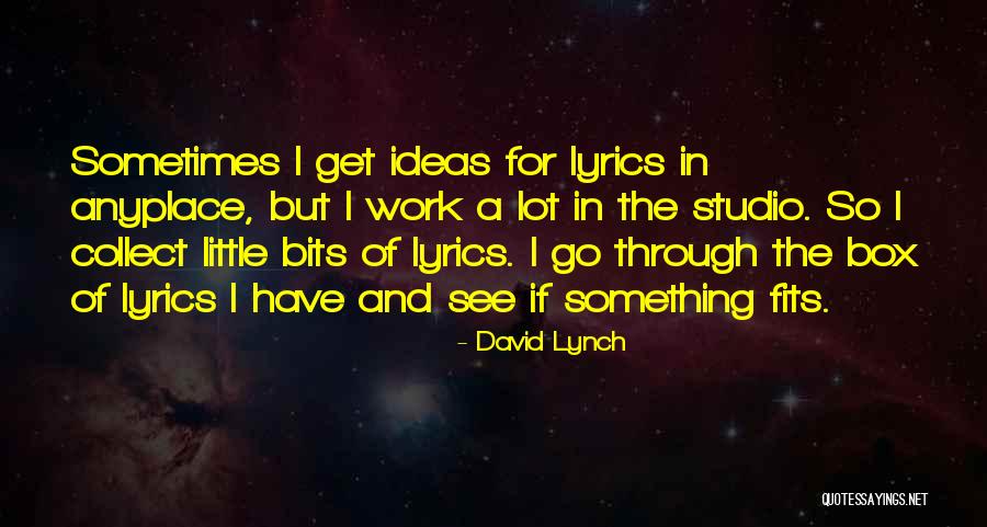 Foerster Elementary Quotes By David Lynch Foerster Elementary Quotes By David Lynch