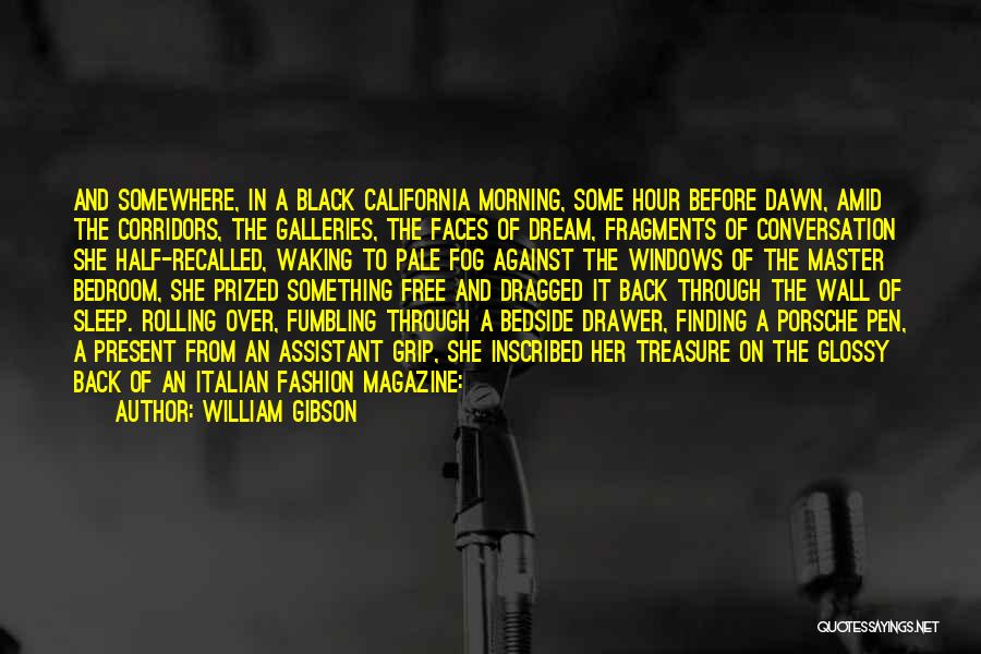 Fog In The Morning Quotes By William Gibson