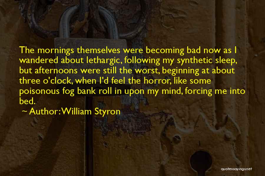 Fog In The Morning Quotes By William Styron