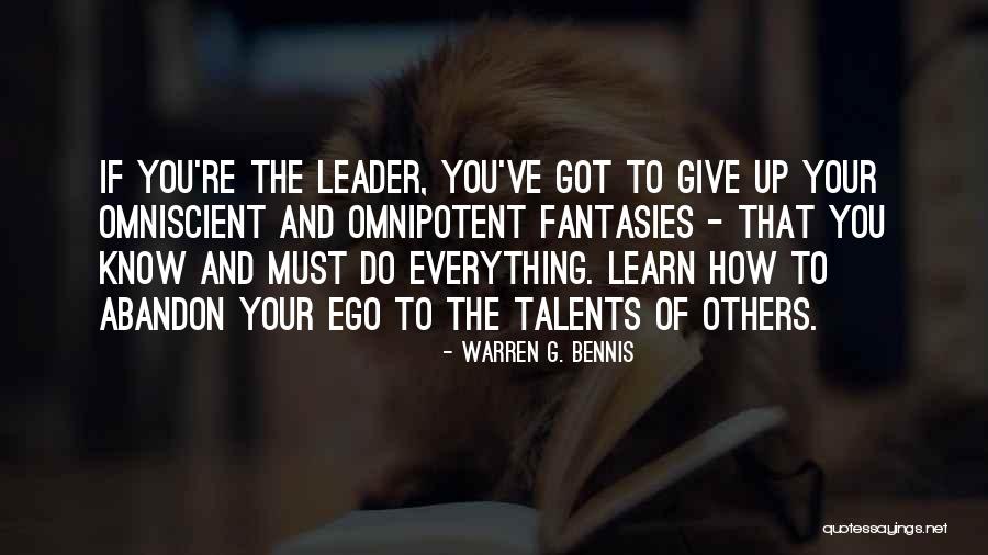 Fogata Restaurant Quotes By Warren G. Bennis Fogata Restaurant Quotes By Warren G. Bennis