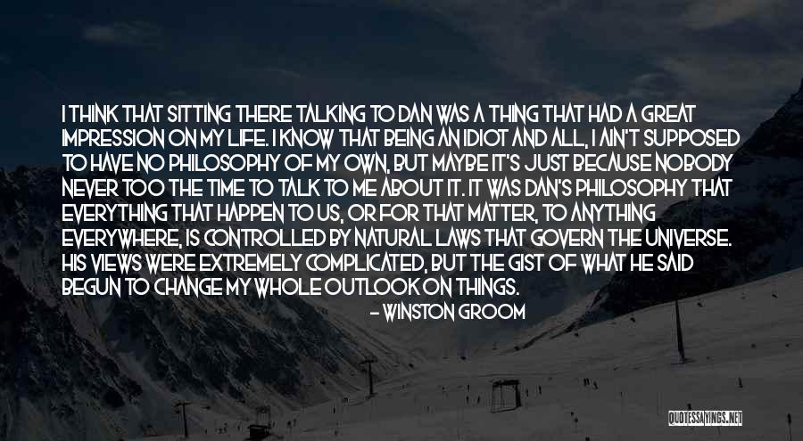 Foiling Hair Quotes By Winston Groom Foiling Hair Quotes By Winston Groom