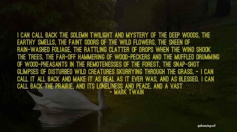 Foliage Quotes By Mark Twain