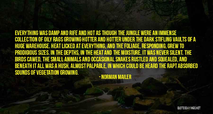 Foliage Quotes By Norman Mailer