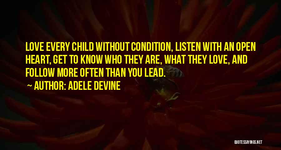 Follow And Lead Quotes By Adele Devine