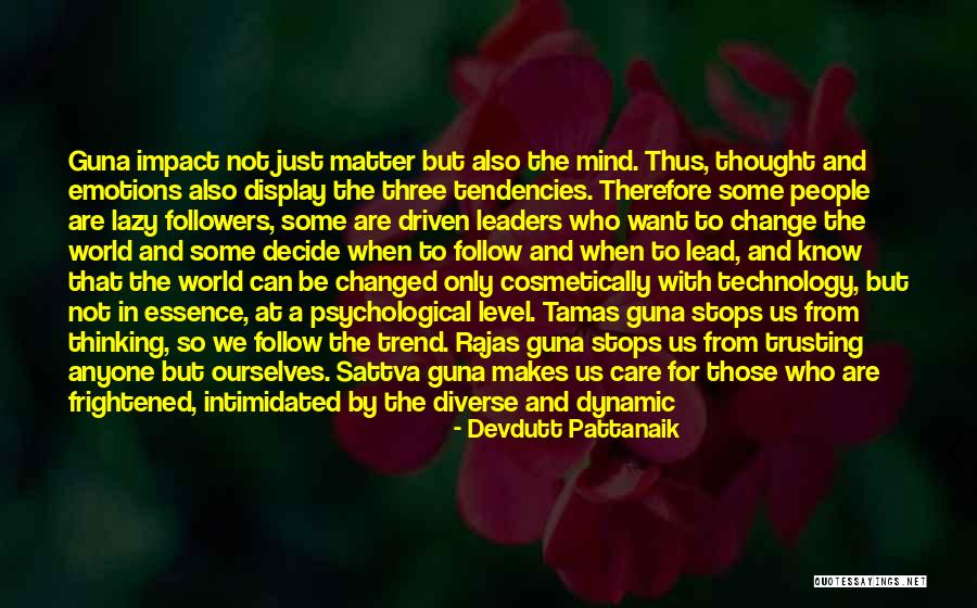 Follow And Lead Quotes By Devdutt Pattanaik