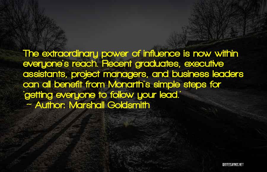 Follow And Lead Quotes By Marshall Goldsmith
