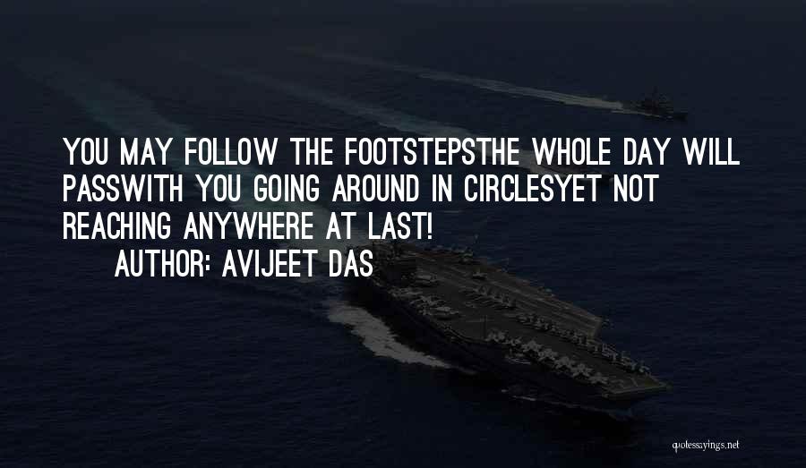 Follow In The Footsteps Quotes By Avijeet Das