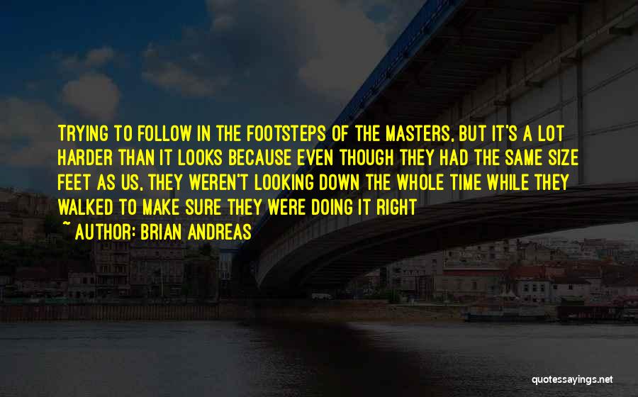 Follow In The Footsteps Quotes By Brian Andreas