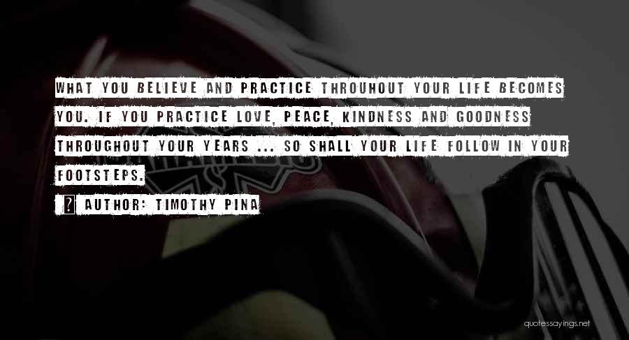 Follow In The Footsteps Quotes By Timothy Pina