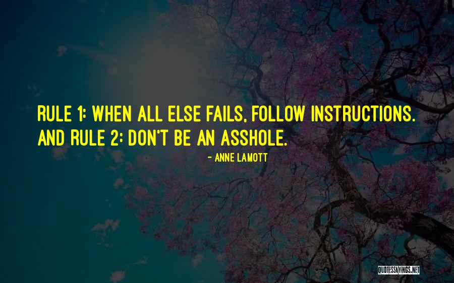 Follow Instructions Quotes By Anne Lamott Follow Instructions Quotes By Anne Lamott