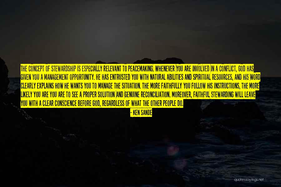 Follow Instructions Quotes By Ken Sande Follow Instructions Quotes By Ken Sande