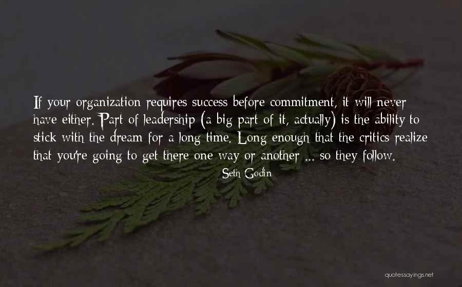 Follow The Dream Quotes By Seth Godin