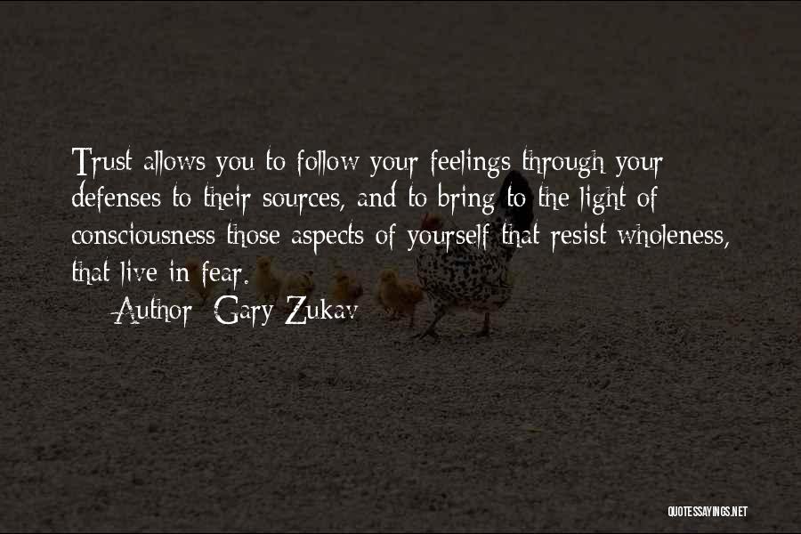 Follow The Light Quotes By Gary Zukav