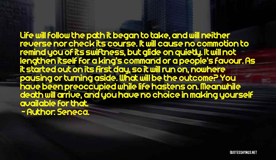 Follow The Path Quotes By Seneca.