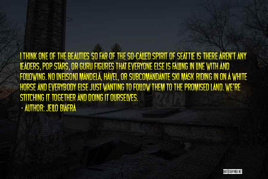Follow The Stars Quotes By Jello Biafra