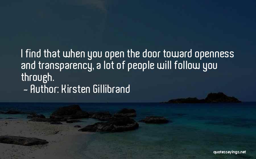 Follow Through Quotes By Kirsten Gillibrand