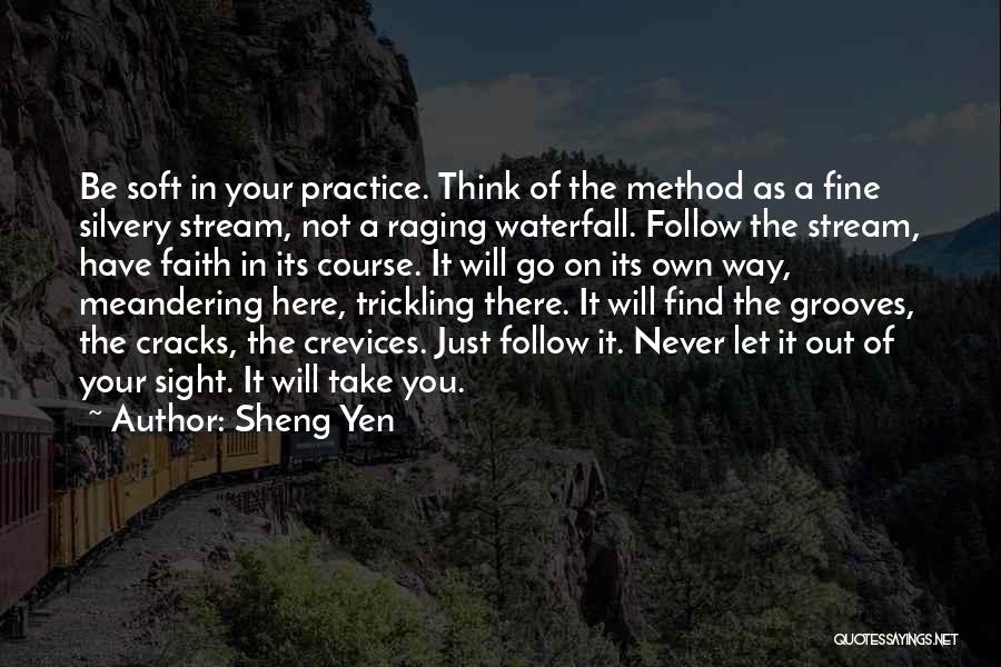 Follow Your Own Way Quotes By Sheng Yen