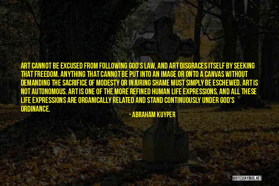 Following God Quotes By Abraham Kuyper